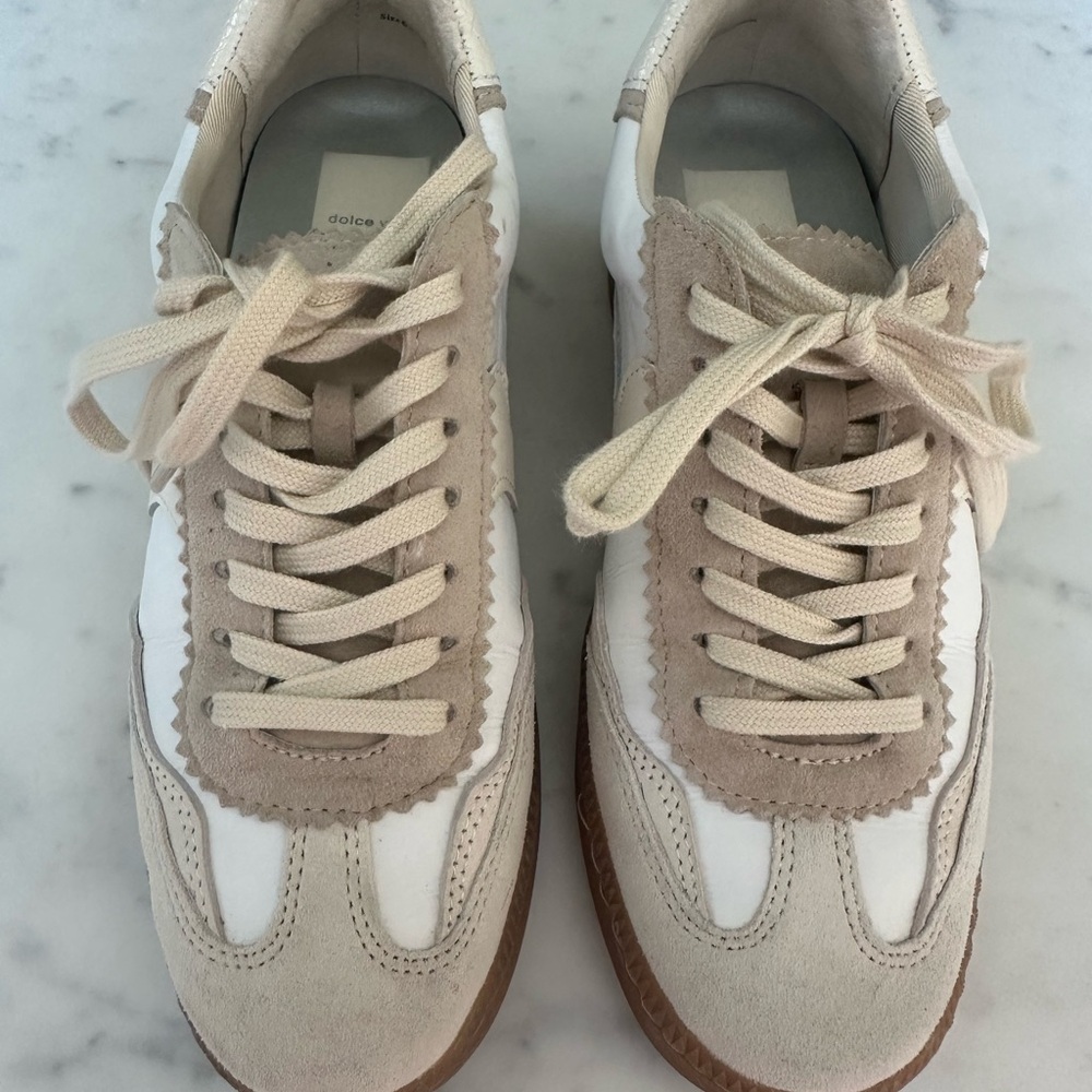 NOTICE SNEAKERS IVORY MULTI NYLON × 1 / Dolce Vita - Picture 4 of 9